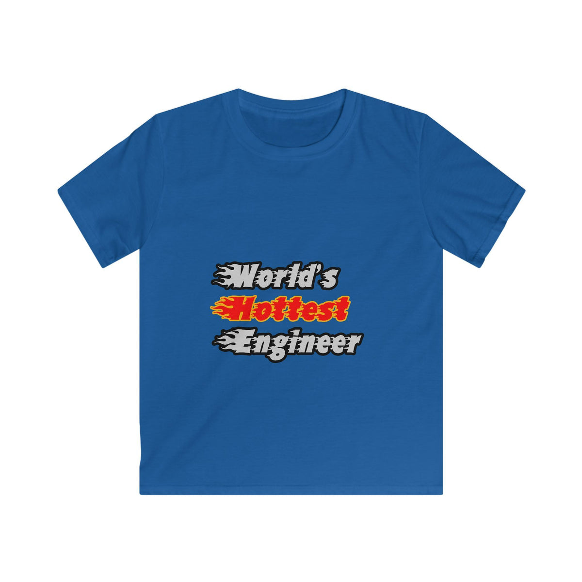 World's Hottest Engineer - Kids Softstyle Tee