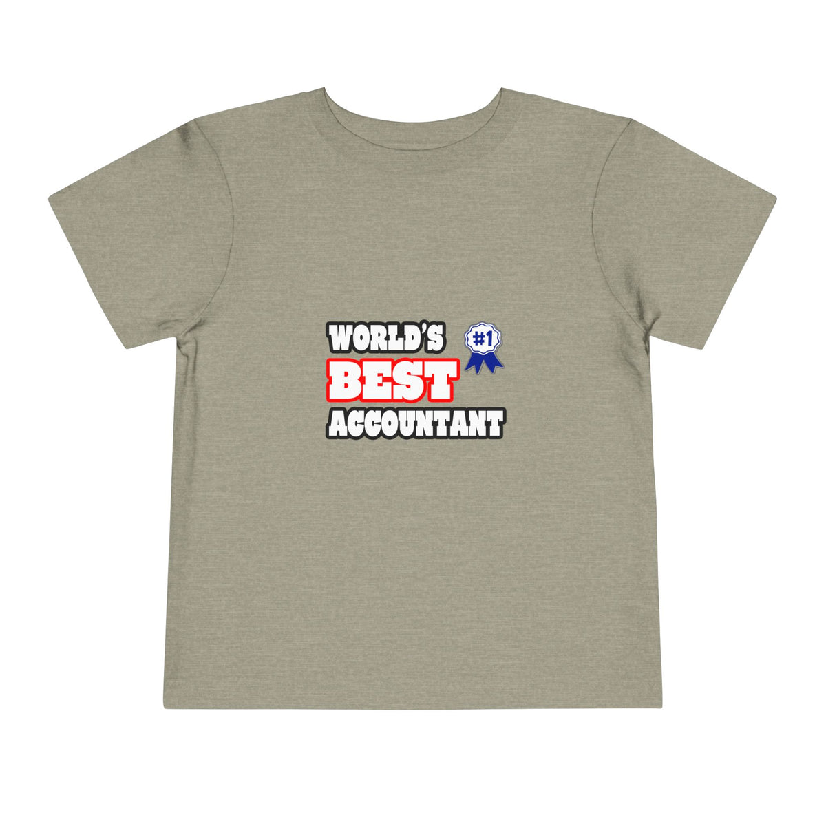 World's Best Accountant - Toddler Short Sleeve Tee