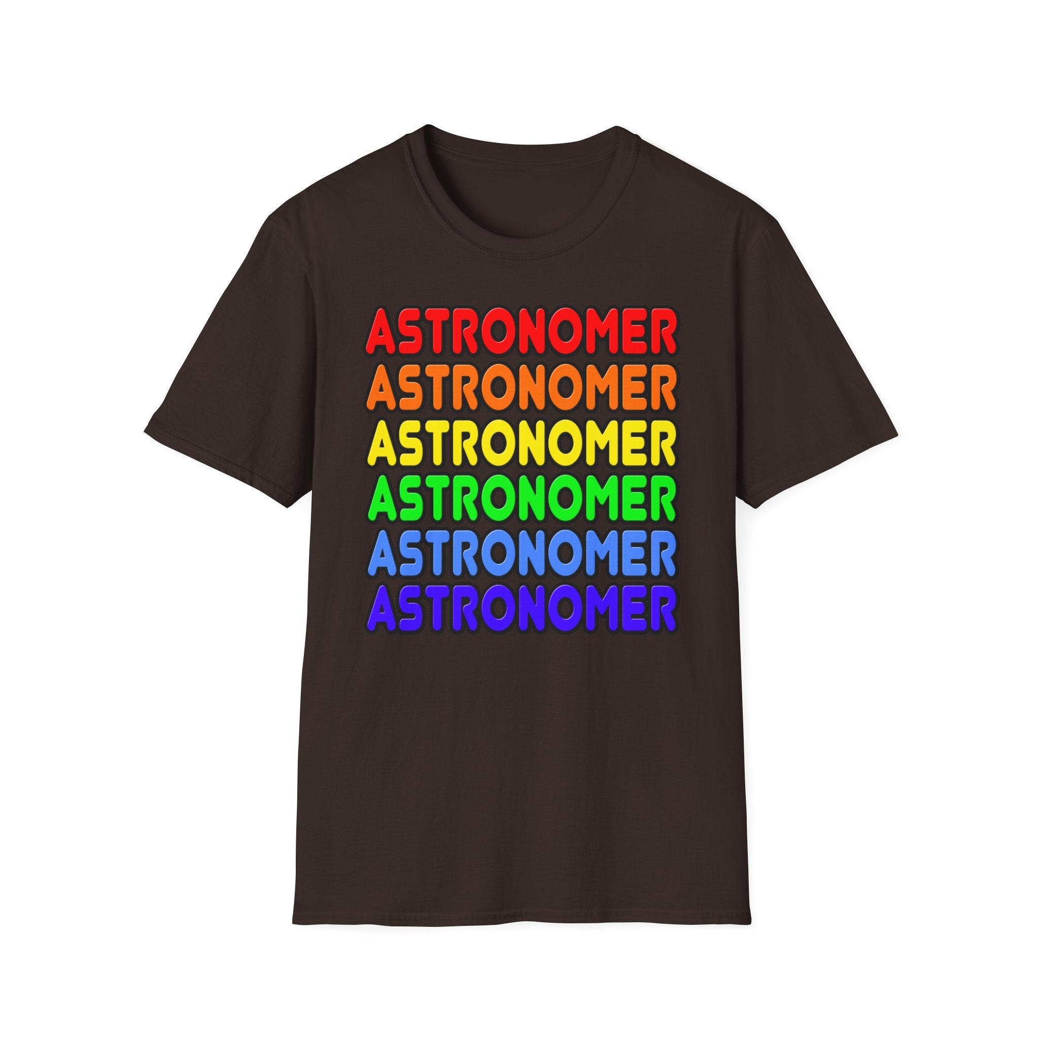 Rainbow Astronomer - Unisex Softstyle T-Shirt