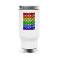 Rainbow Biologist - Stainless Steel Travel Mug with Handle, 14oz