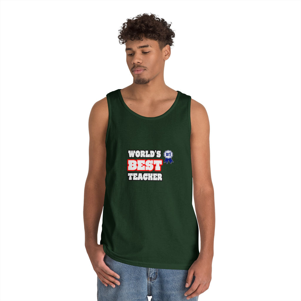 World's Best Teacher - Unisex Heavy Cotton Tank Top