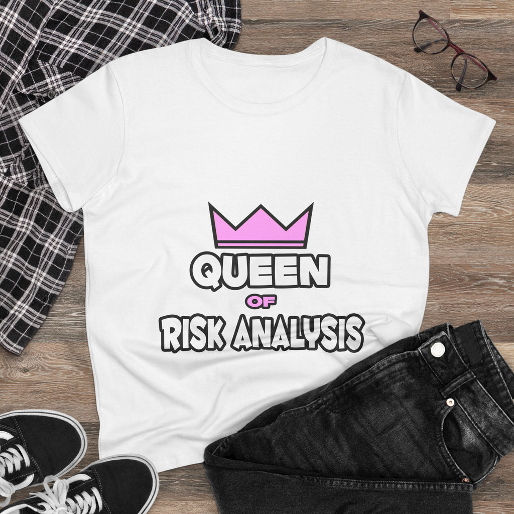 Queen of Risk Analysis - Women's Midweight Cotton Tee
