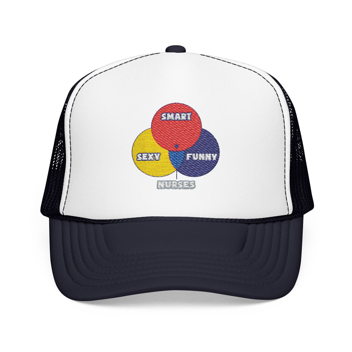 Venn Diagram .. Nurses - Foam Trucker Hat