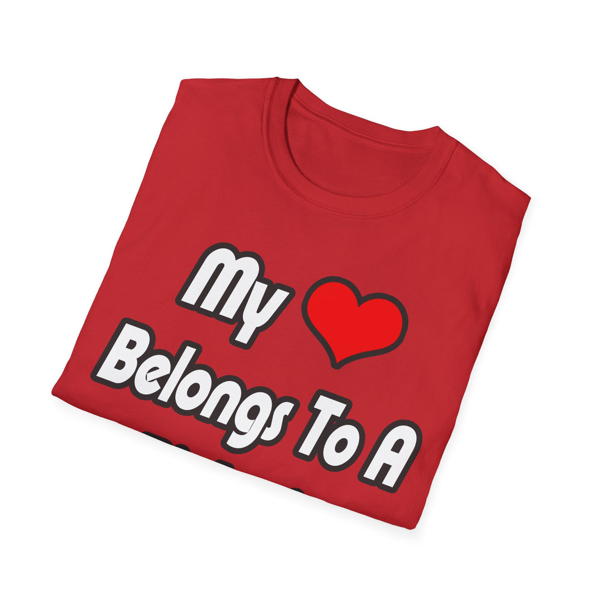 My Heart Belongs To A Biologist - Unisex Softstyle T-Shirt