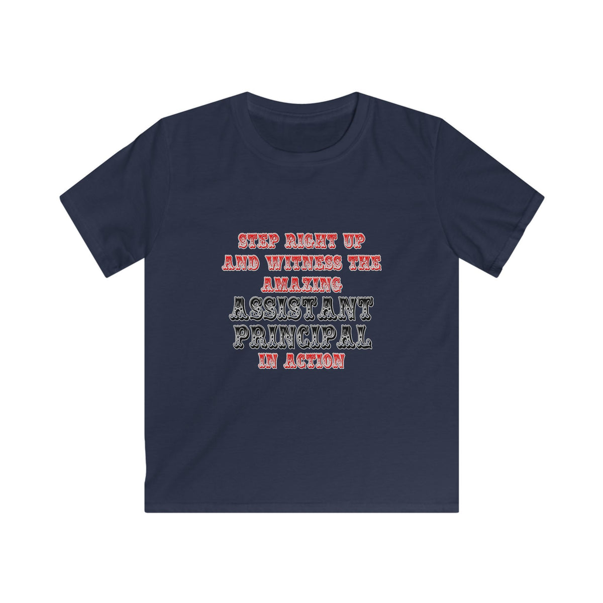 Amazing Assistant Principal In Action - Kids Softstyle Tee