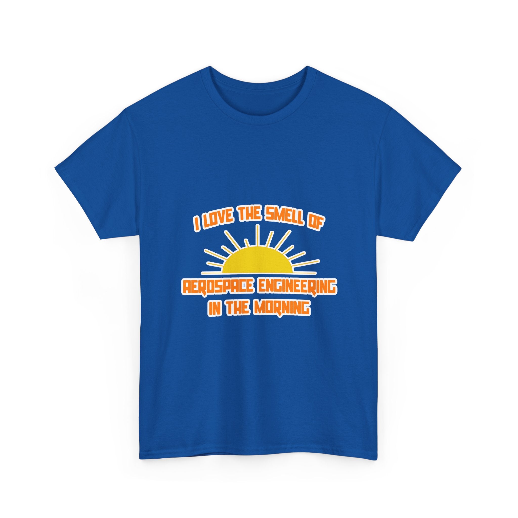 Smell of Aerospace Engineering in the Morning - Unisex Heavy Cotton Tee