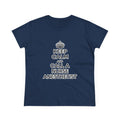 Keep Calm and Call a Nurse Anesthetist - Women's Midweight Cotton Tee