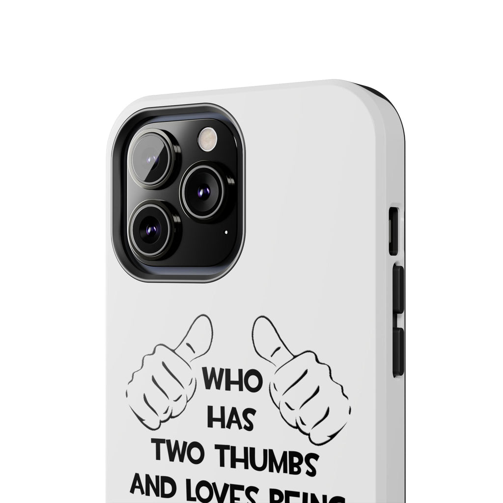 Two Thumbs and Loves Being an Astronomer - Tough Phone Cases