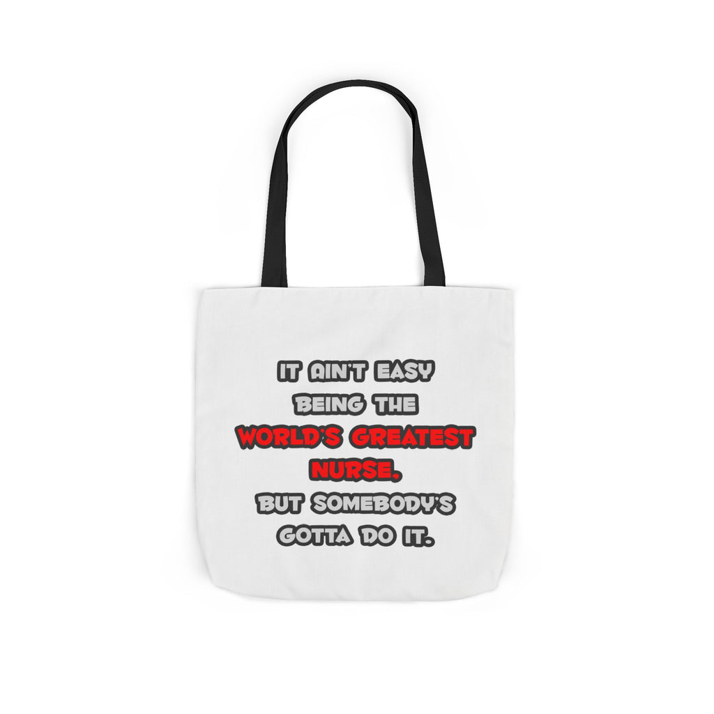 World's Greatest Nurse Joke - Canvas Tote Bag, 5-Color Straps