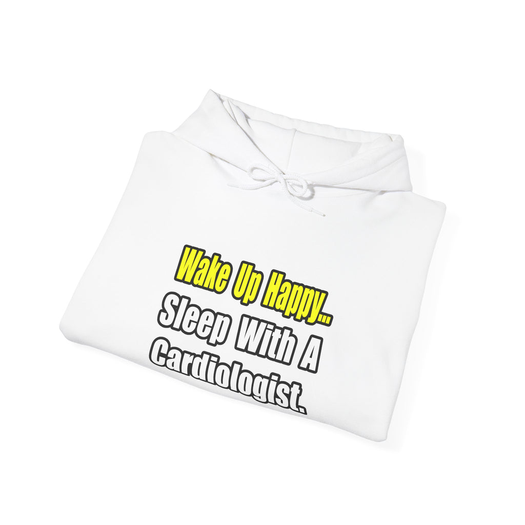 Sleep With a Cardiologist - Unisex Heavy Blend™ Hooded Sweatshirt