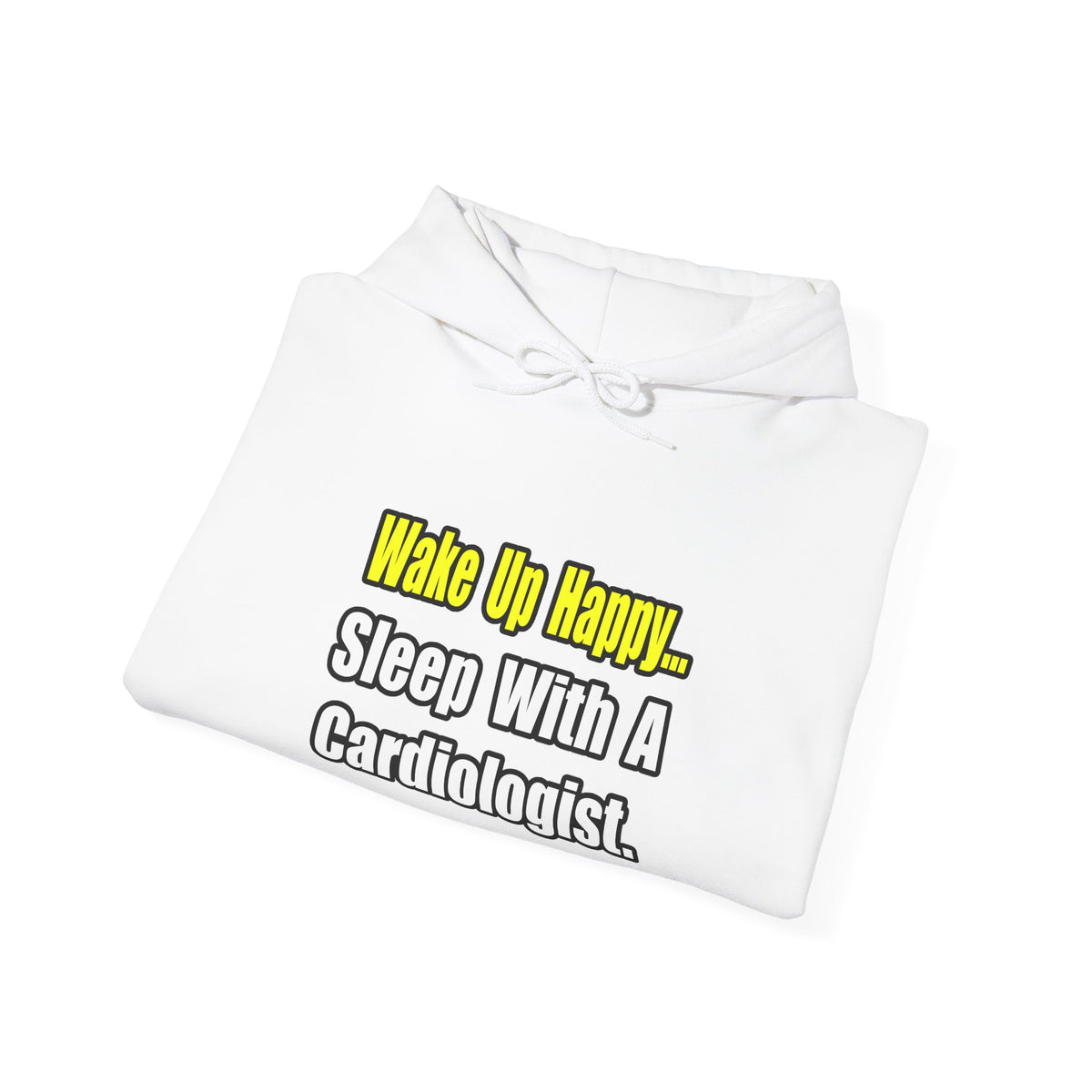 Sleep With a Cardiologist - Unisex Heavy Blend™ Hooded Sweatshirt
