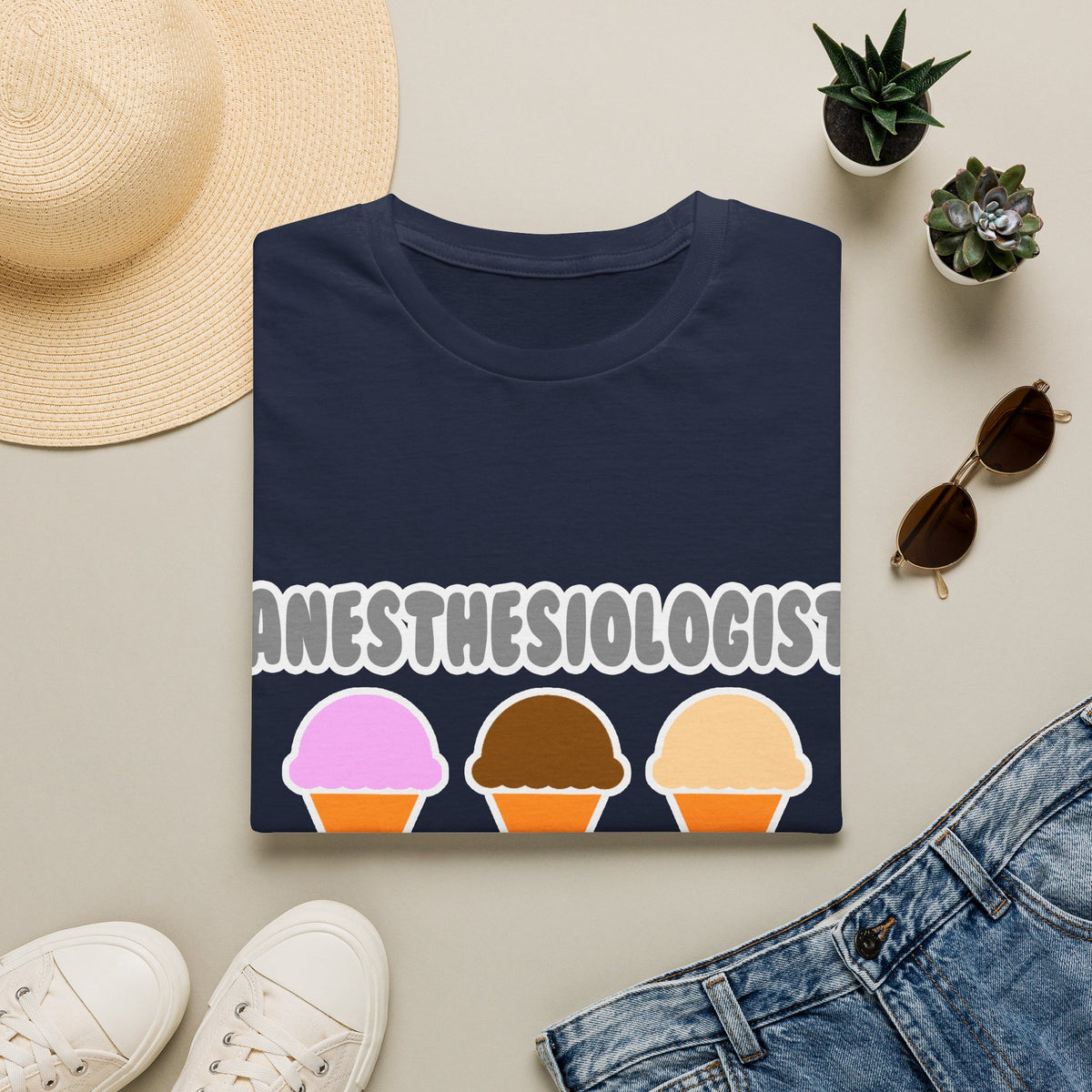 Anesthesiologist ... Will Work For Ice Cream - Unisex Softstyle T-Shirt