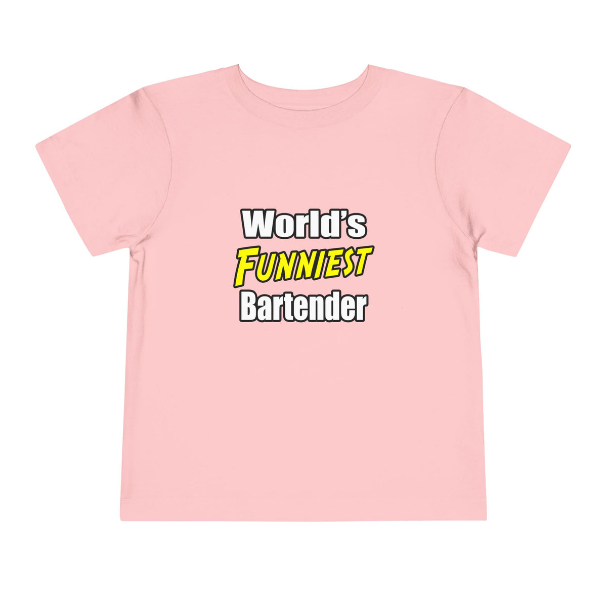World's Funniest Bartender - Toddler Short Sleeve Tee