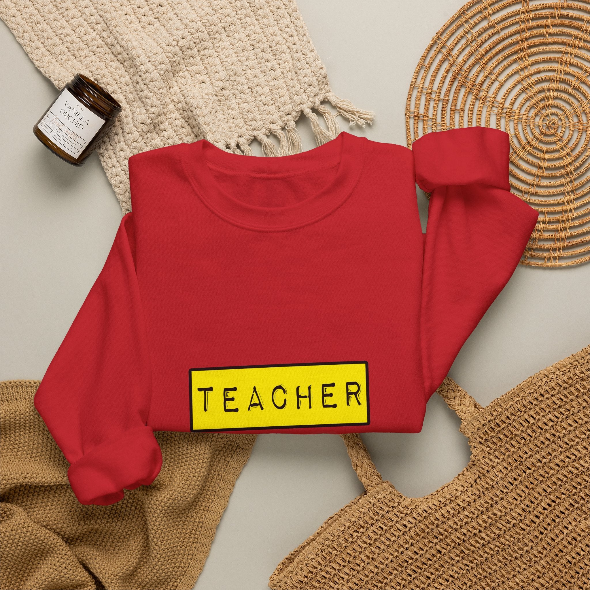 Teacher...Hardest Job You'll Ever Love - Unisex Heavy Blend™ Crewneck Sweatshirt