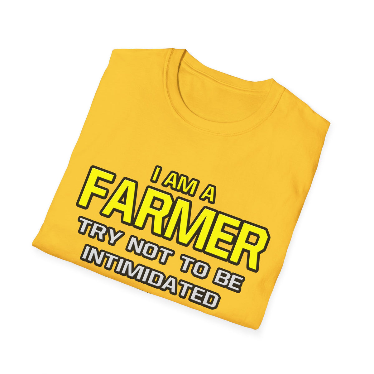 Farmer...Superior Intelligence - Unisex Softstyle T-Shirt