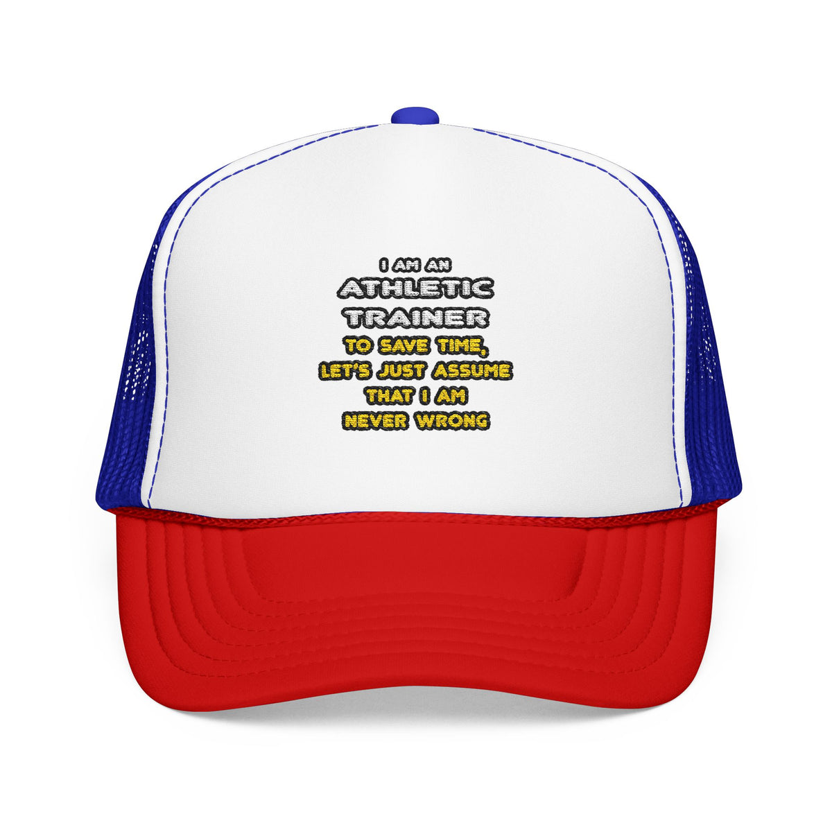 Funny Athletic Trainer T Shirts - Foam Trucker Hat