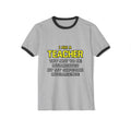 Teacher...Superior Intelligence - Unisex Cotton Ringer T-Shirt