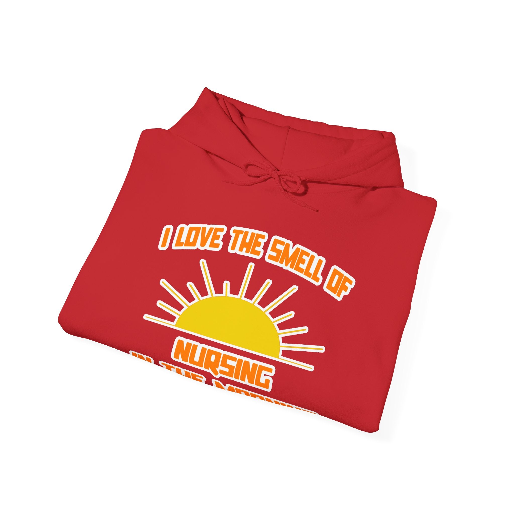 Smell of Nursing in the Morning - Unisex Heavy Blend™ Hooded Sweatshirt