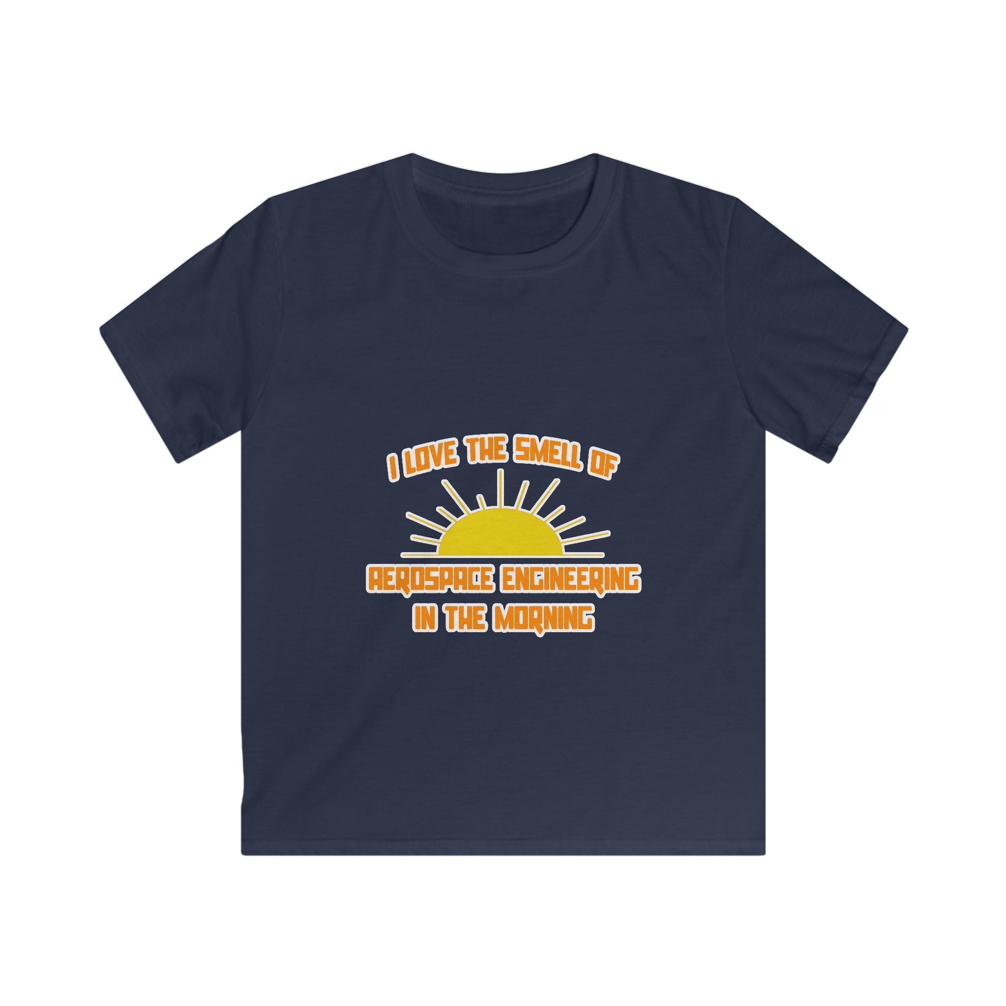 Smell of Aerospace Engineering in the Morning - Kids Softstyle Tee
