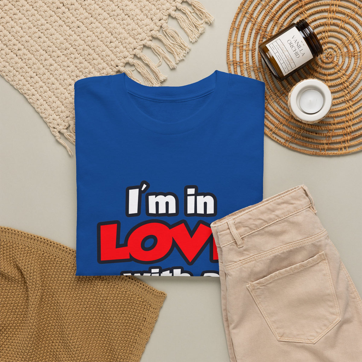 I'm In Love With A Firefighter - Unisex Heavy Cotton Tee
