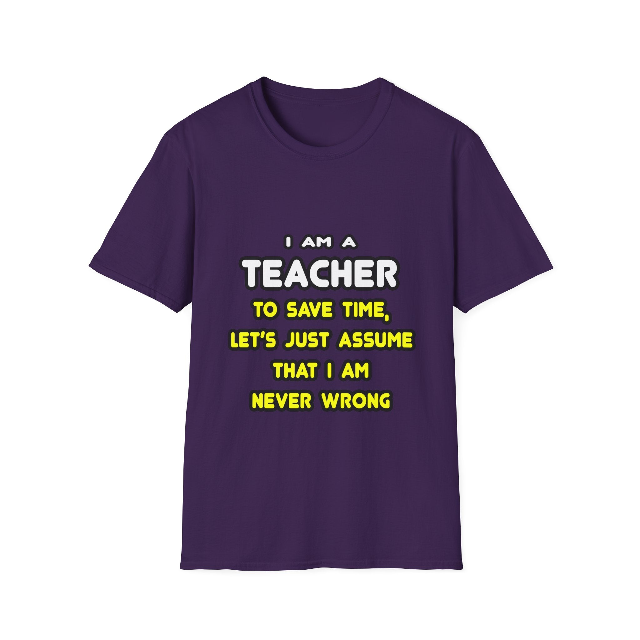 Funny Teacher T Shirts and Gifts - Unisex Softstyle T-Shirt