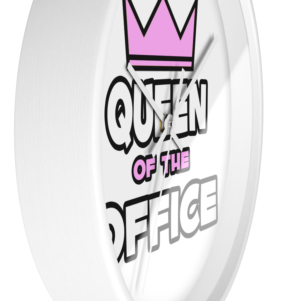 Queen of the Office - Wall Clock