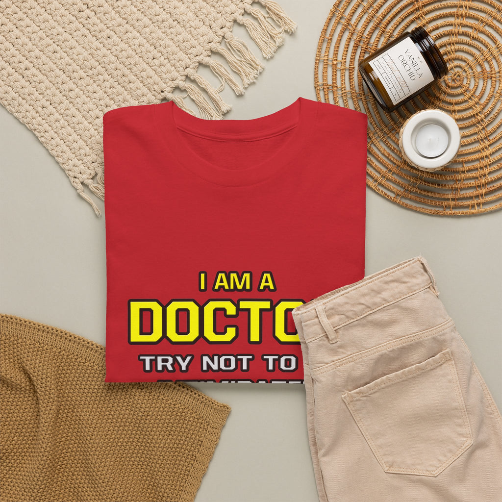 Doctor...Superior Intelligence - Unisex Heavy Cotton Tee