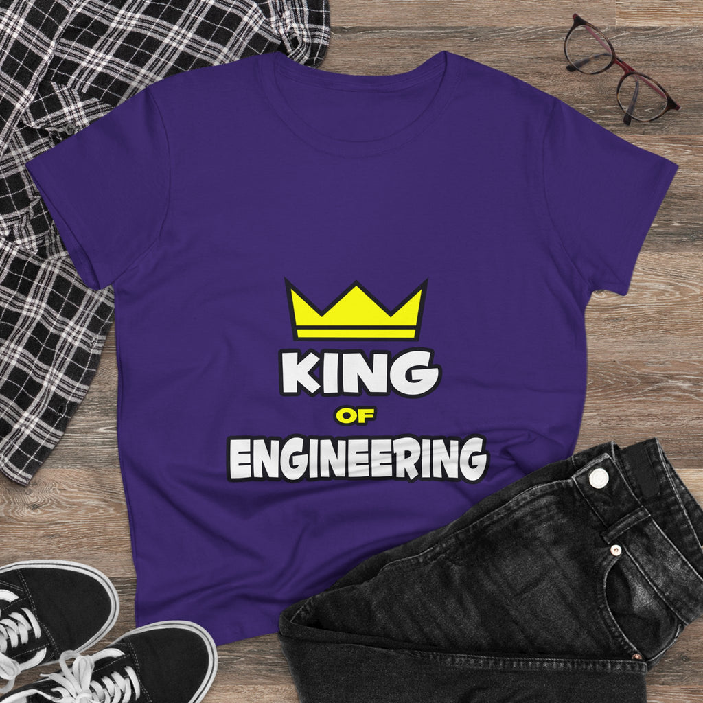 King of Engineering - Women's Midweight Cotton Tee