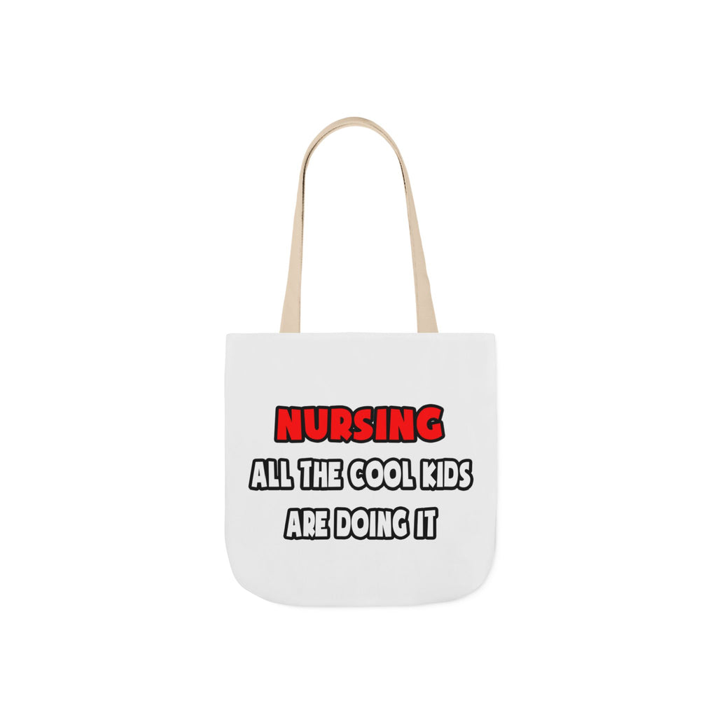 Funny Nurse Shirts and Gifts - Canvas Tote Bag, 5-Color Straps