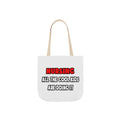 Funny Nurse Shirts and Gifts - Canvas Tote Bag, 5-Color Straps