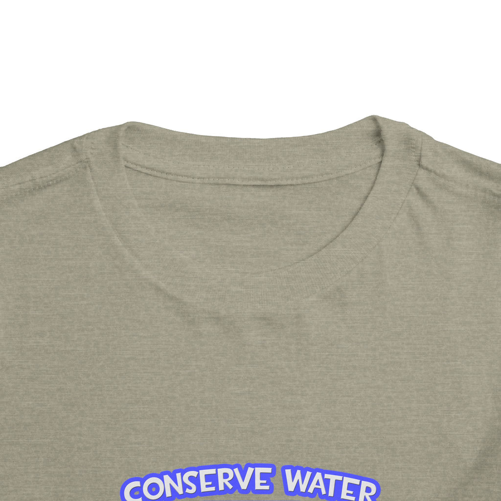 Conserve Water .. Shower With Aerospace Engineer - Toddler Short Sleeve Tee