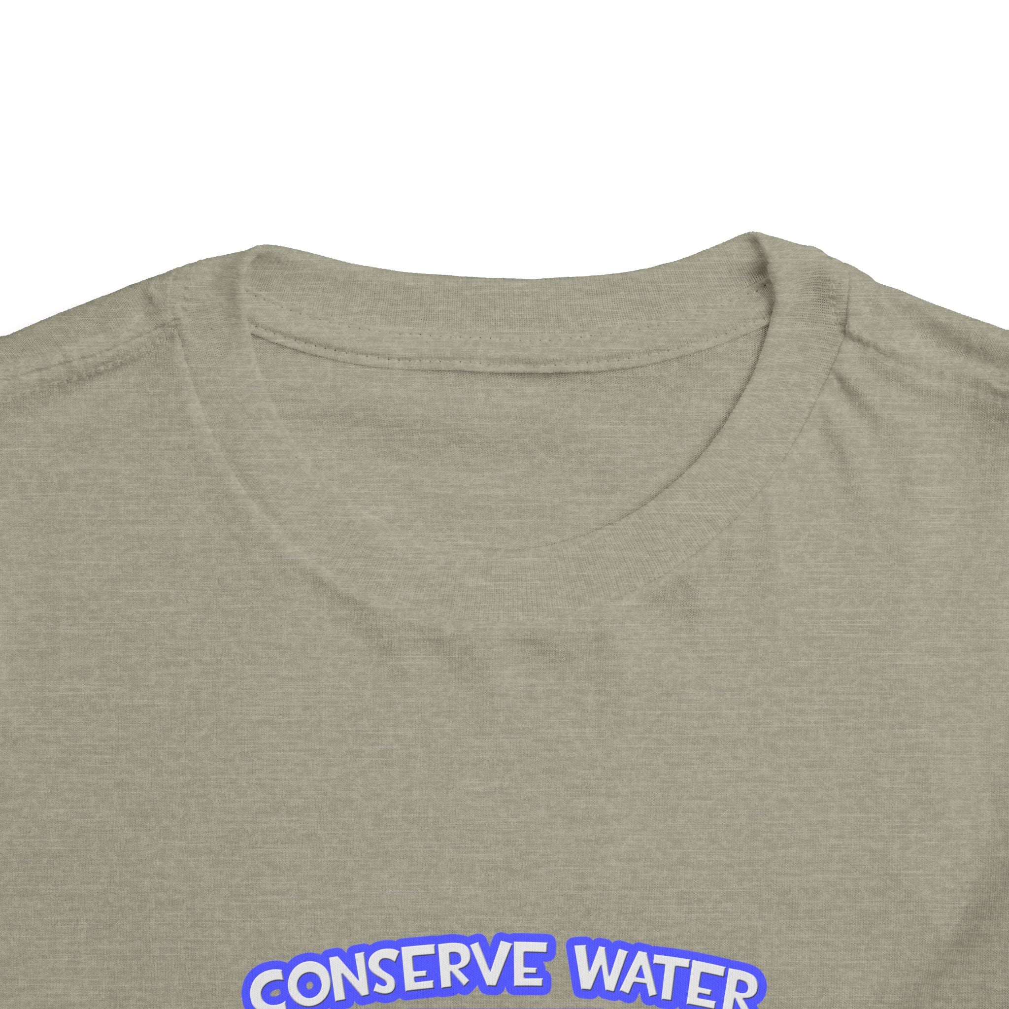 Conserve Water .. Shower With Aerospace Engineer - Toddler Short Sleeve Tee