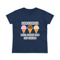 Bartender ... Will Work For Ice Cream - Women's Midweight Cotton Tee