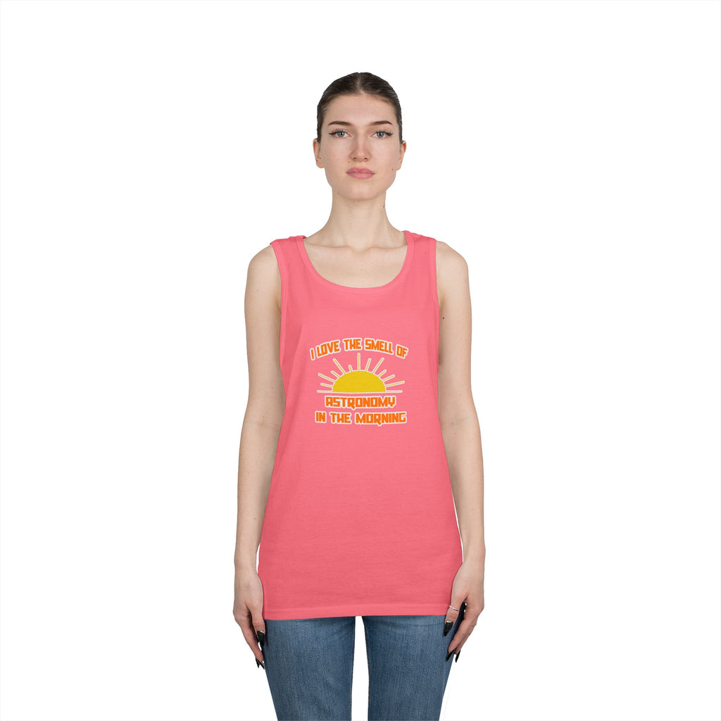 Smell of Astronomy in the Morning - Unisex Heavy Cotton Tank Top