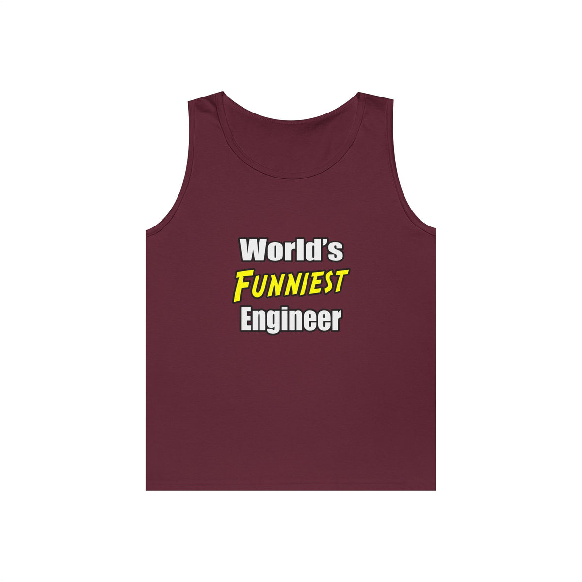 World's Funniest Engineer - Unisex Heavy Cotton Tank Top