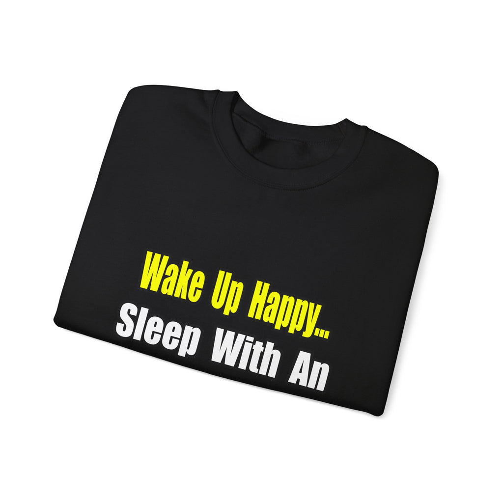 Wake Up Happy...Sleep With an Astronomer - Unisex Heavy Blend™ Crewneck Sweatshirt