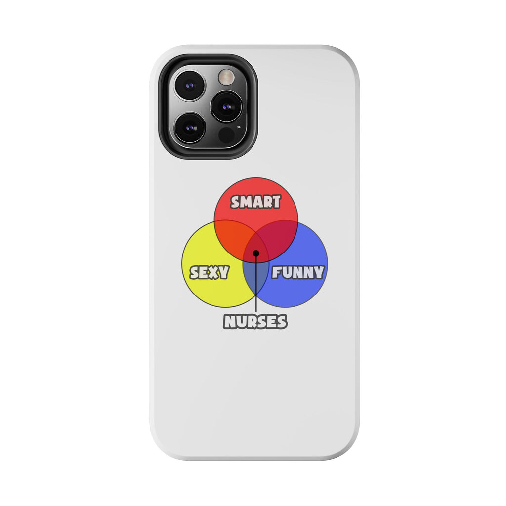 Venn Diagram .. Nurses - Tough Phone Cases
