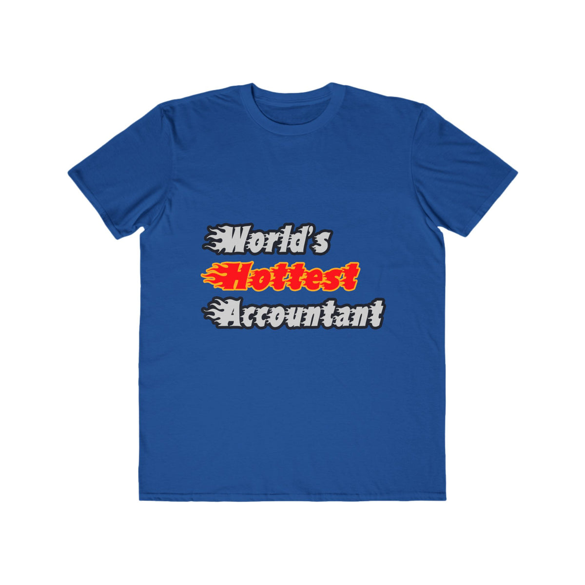 World's Hottest Accountant - Men's Lightweight Fashion Tee