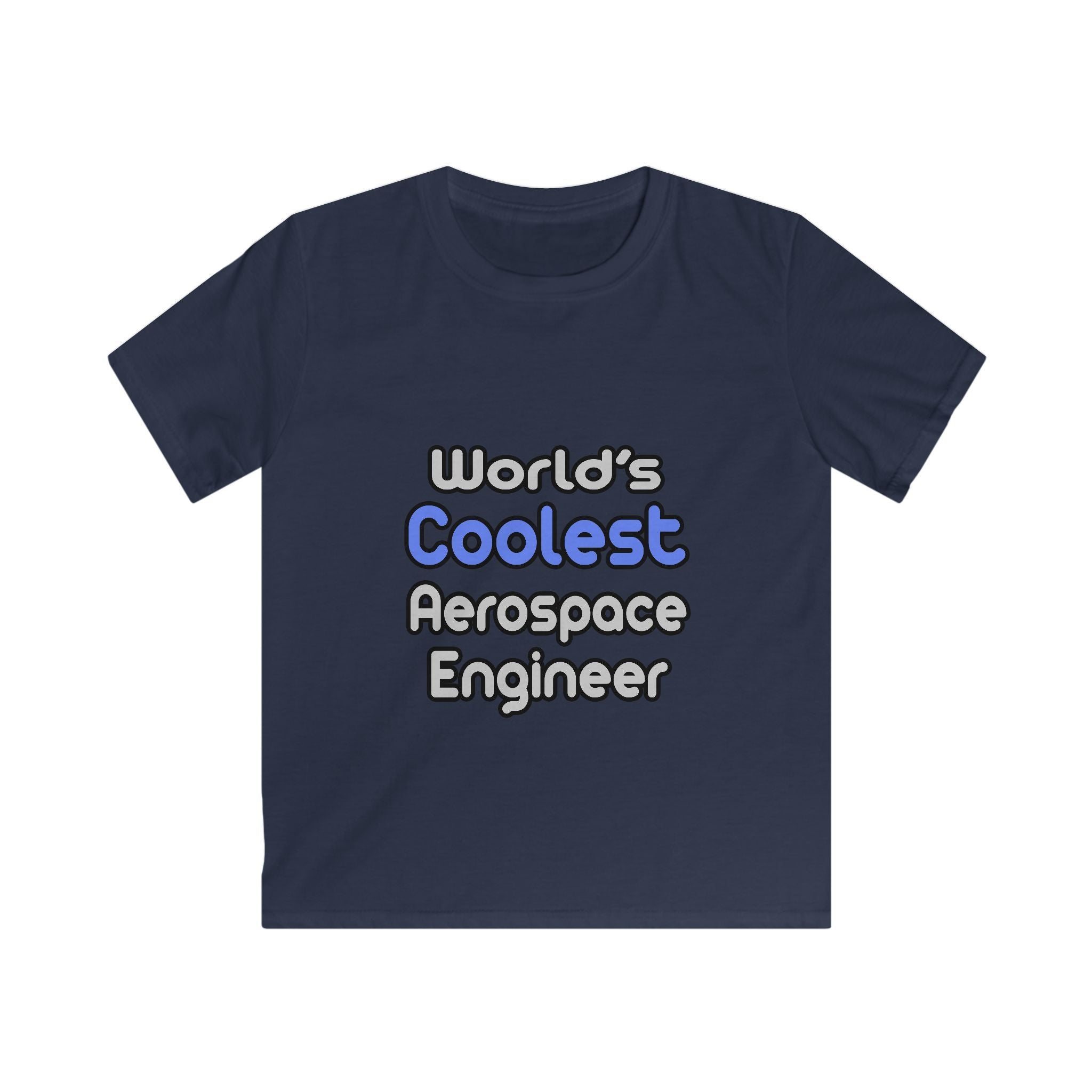 World's Coolest Aerospace Engineer - Kids Softstyle Tee