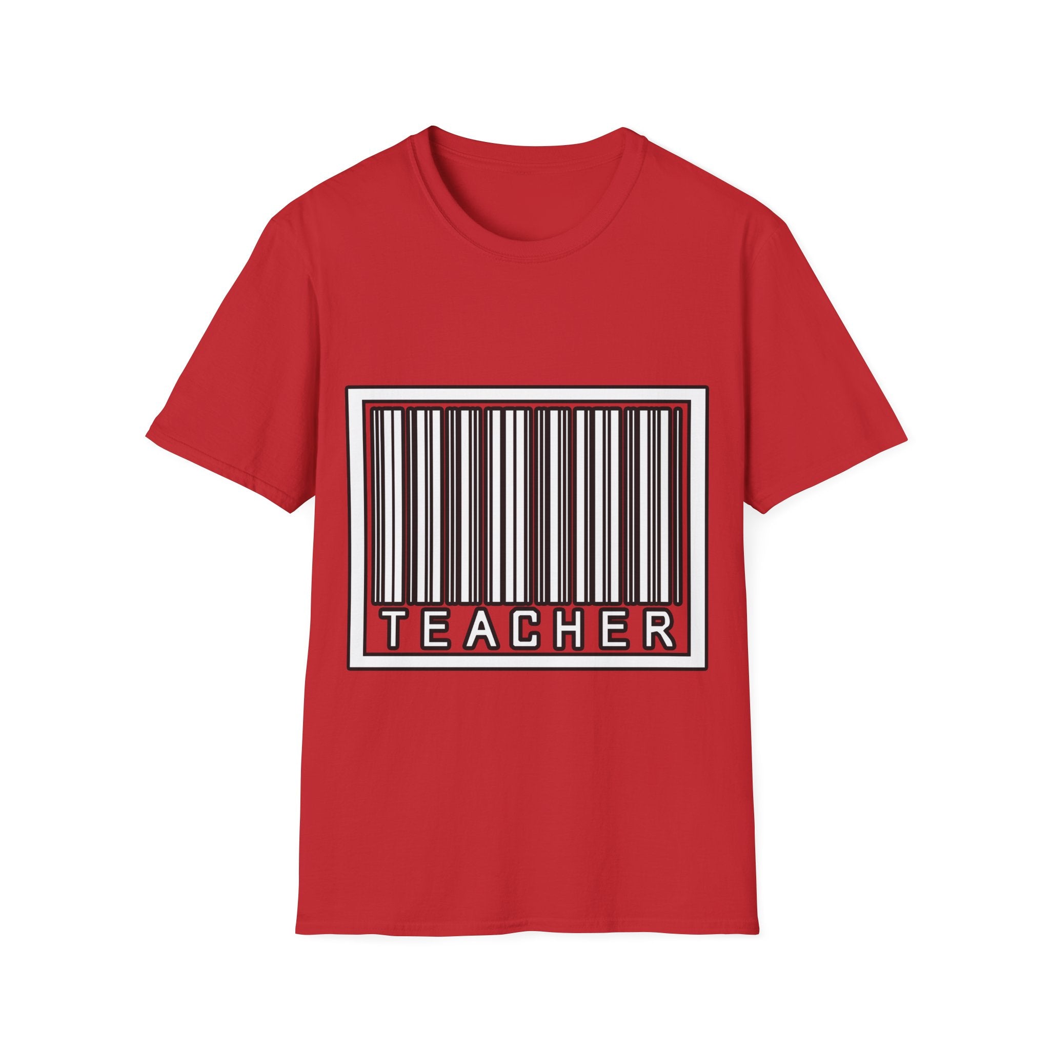 Barcode Teacher - Unisex Softstyle T-Shirt