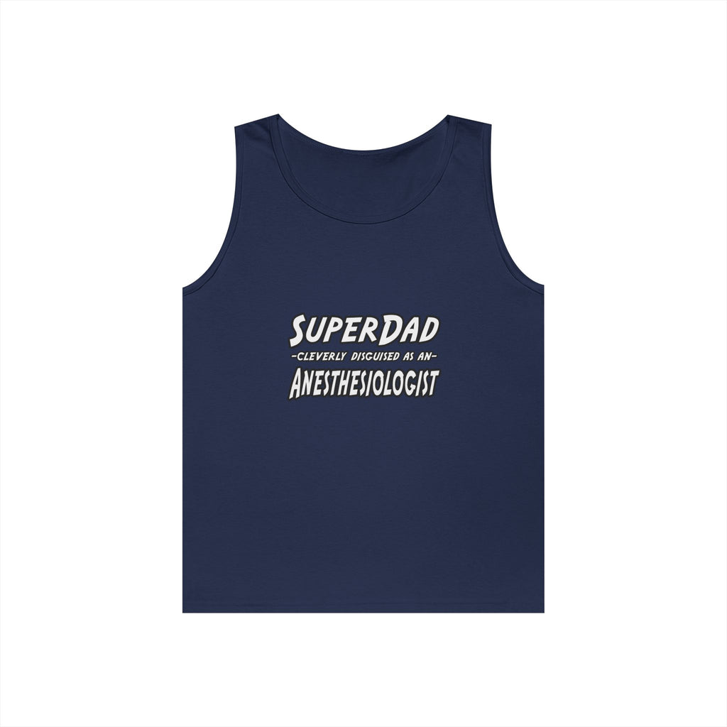 SuperDad...Anesthesiologist - Unisex Heavy Cotton Tank Top