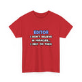 Miracles and Editors - Unisex Heavy Cotton Tee