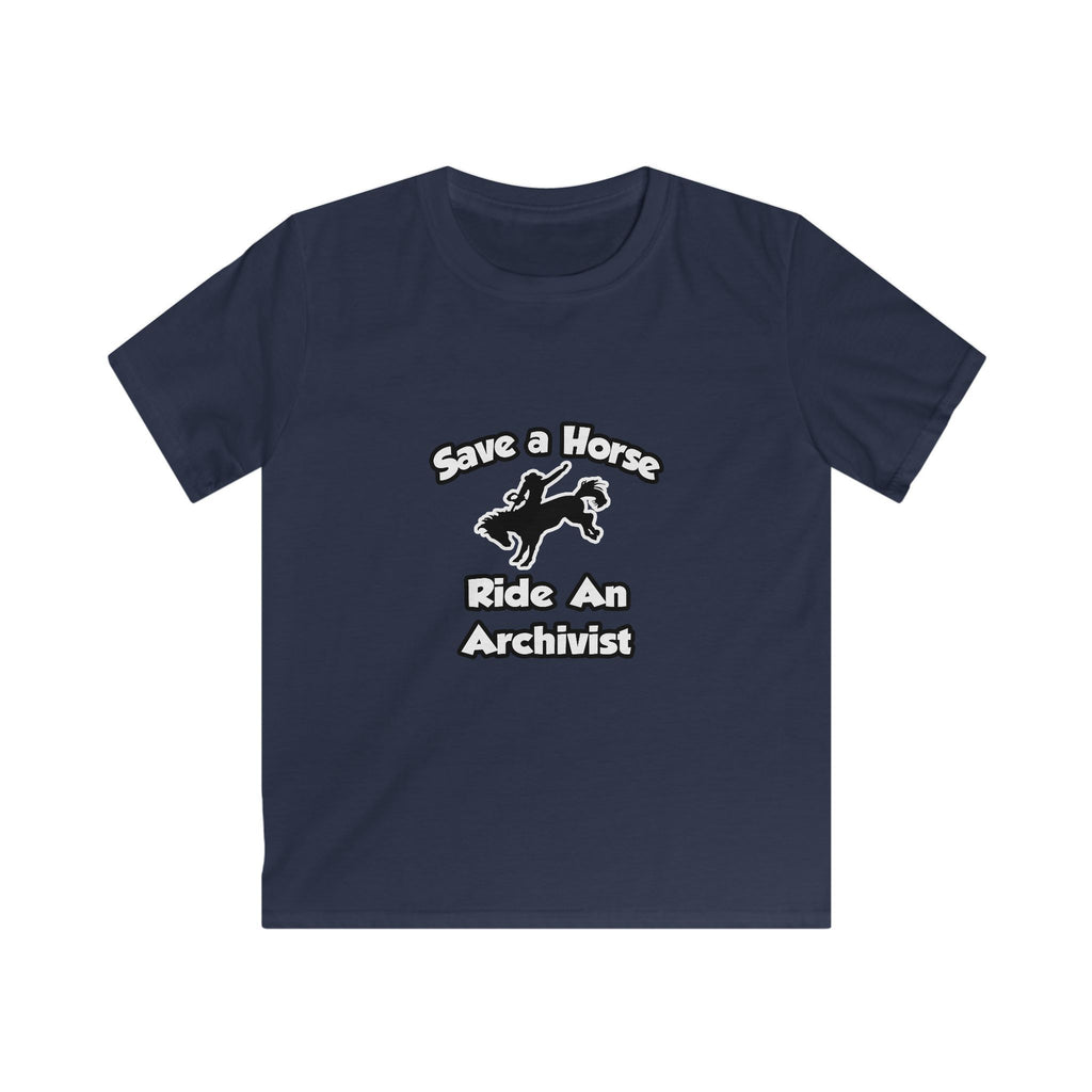 Save a Horse, Ride an Archivist - Kids Softstyle Tee