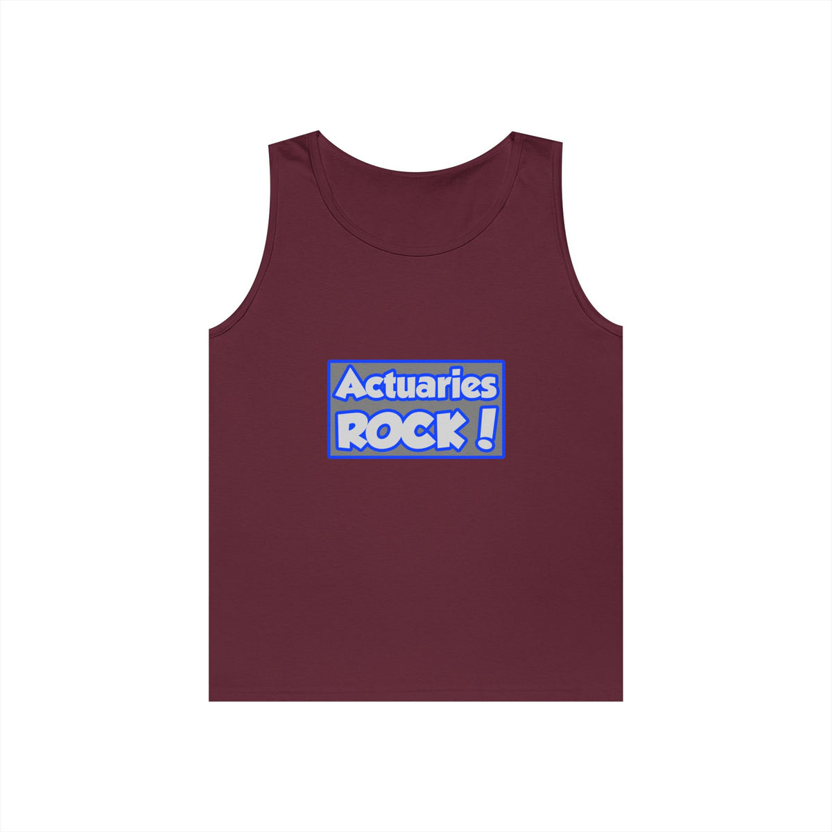 Actuaries Rock! - Unisex Heavy Cotton Tank Top