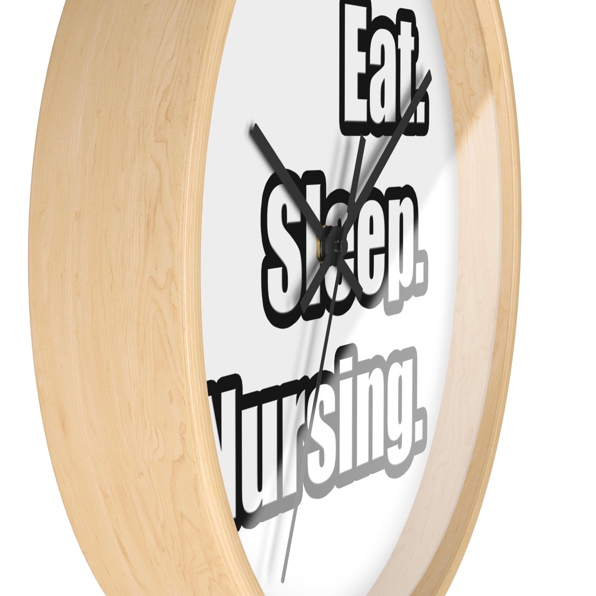 Eat. Sleep. Nursing. - Wall Clock