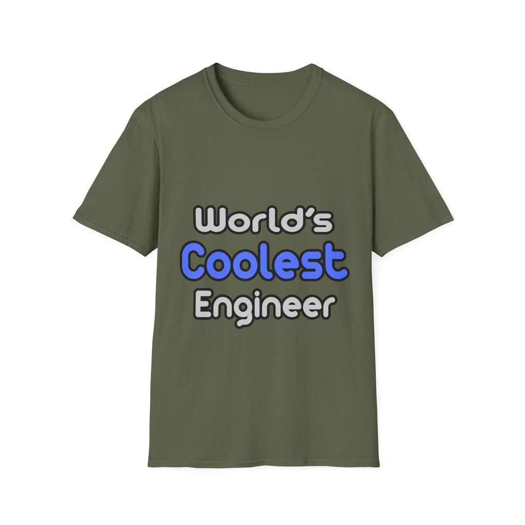 World's Coolest Engineer - Unisex Softstyle T-Shirt