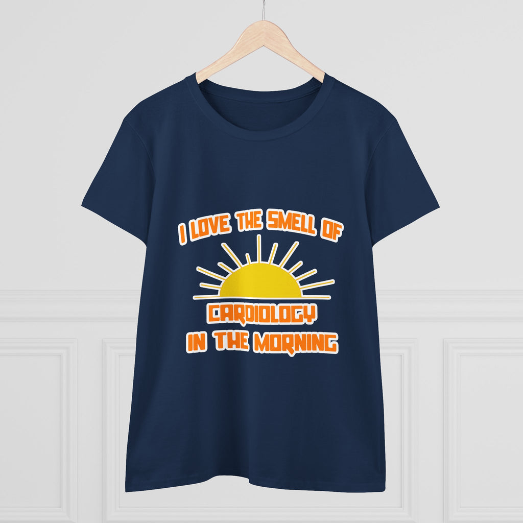 Smell of Cardiology in the Morning - Women's Midweight Cotton Tee