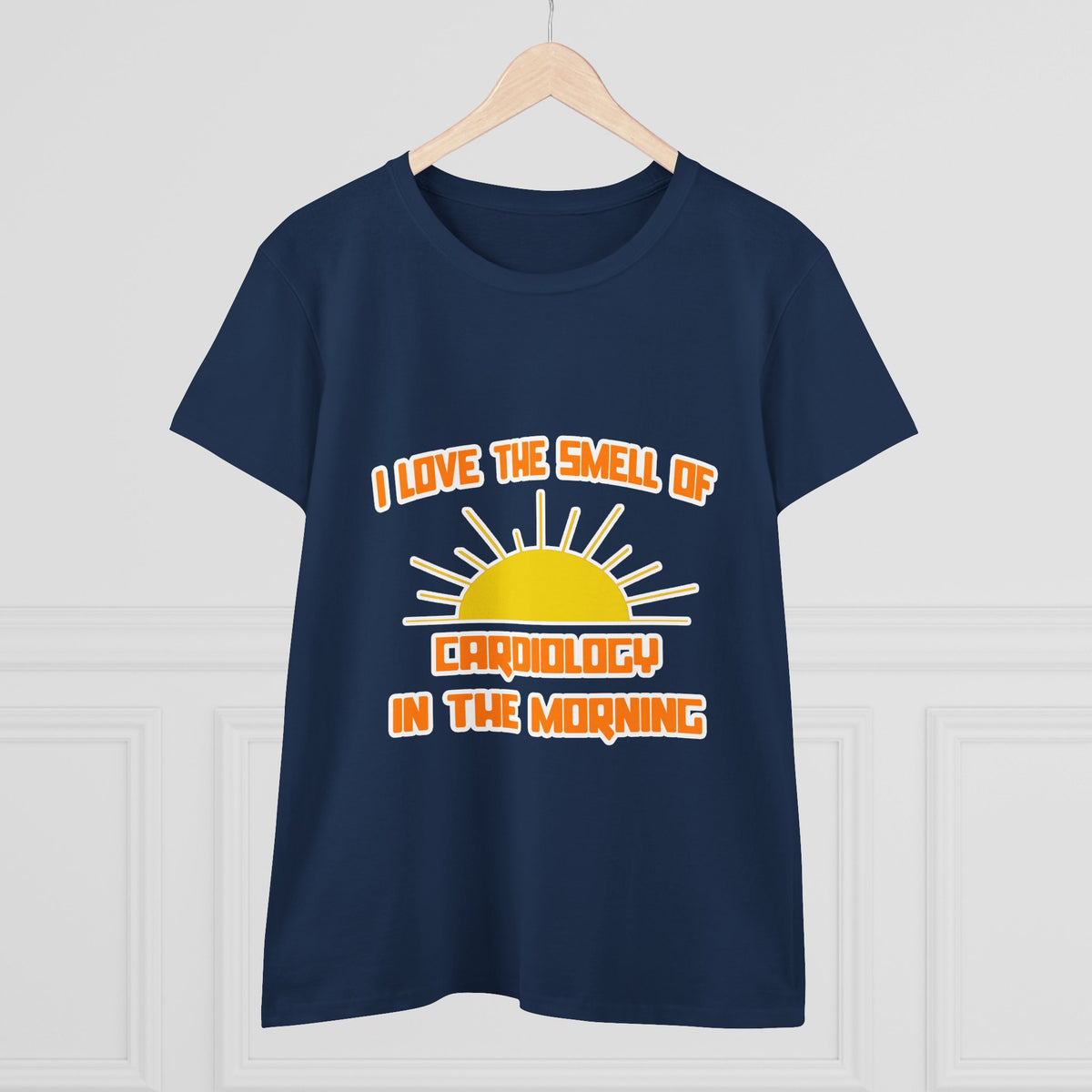 Smell of Cardiology in the Morning - Women's Midweight Cotton Tee