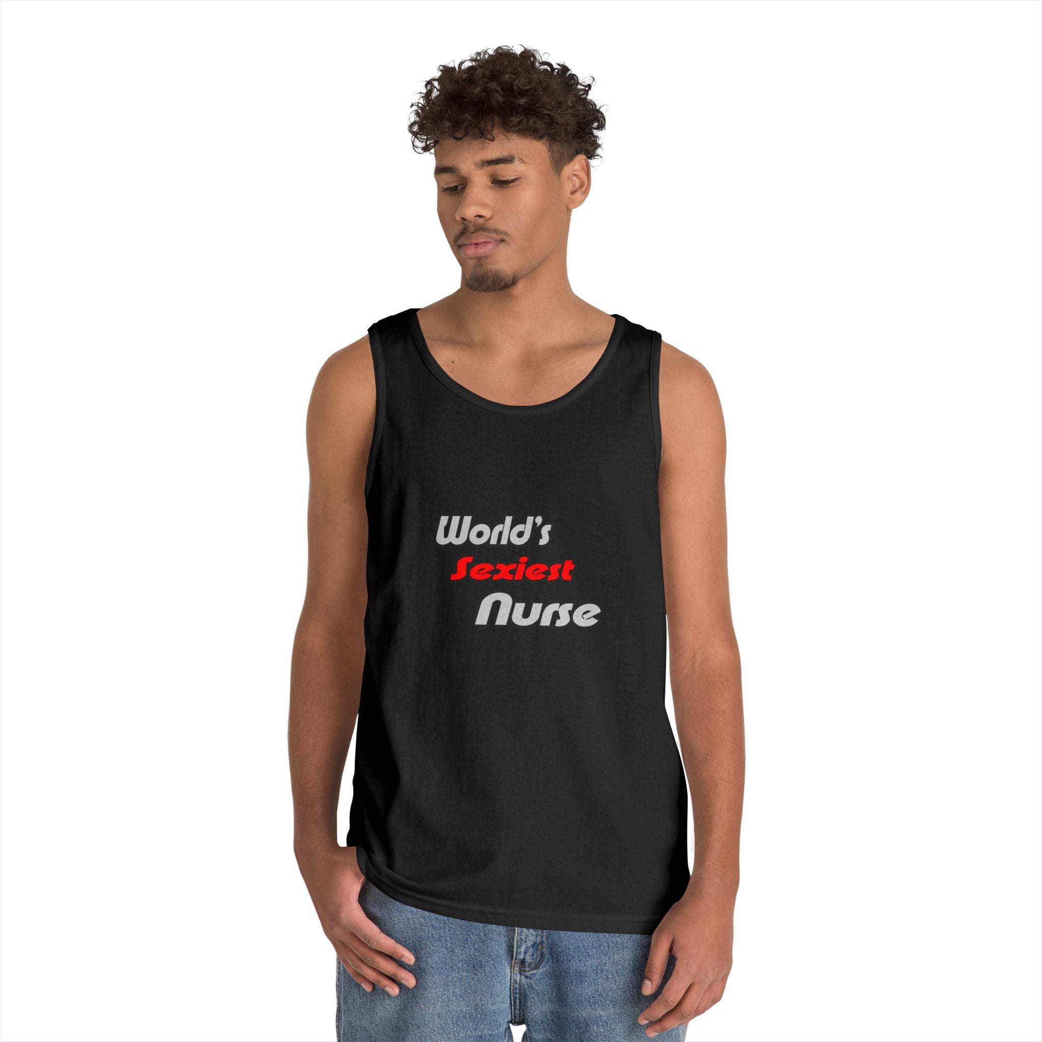 World's Sexiest Nurse - Unisex Heavy Cotton Tank Top