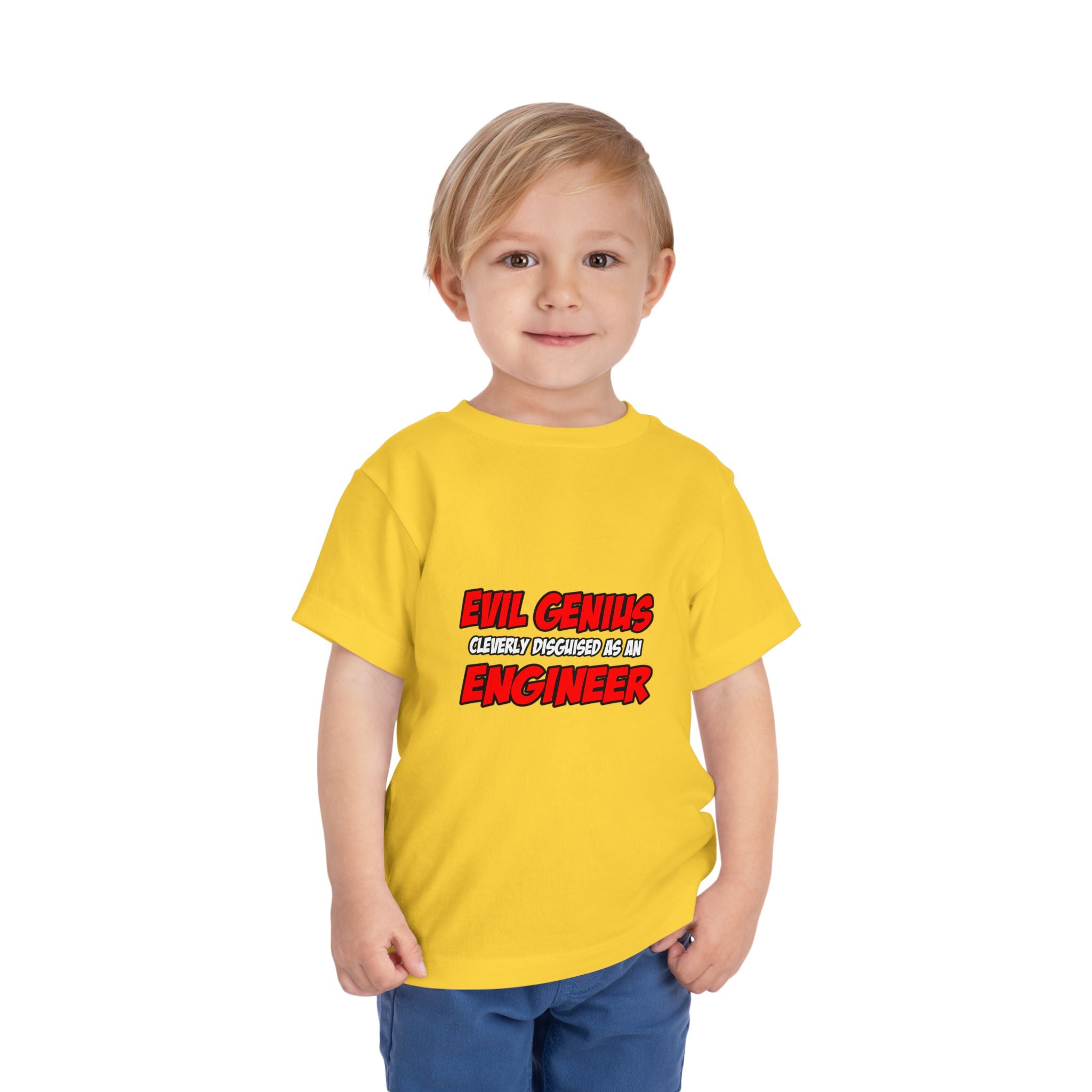 Evil Genius...Engineer - Toddler Short Sleeve Tee